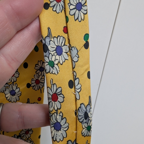 Fumagalli's Yellow Floral Tie - Picture 6 of 6